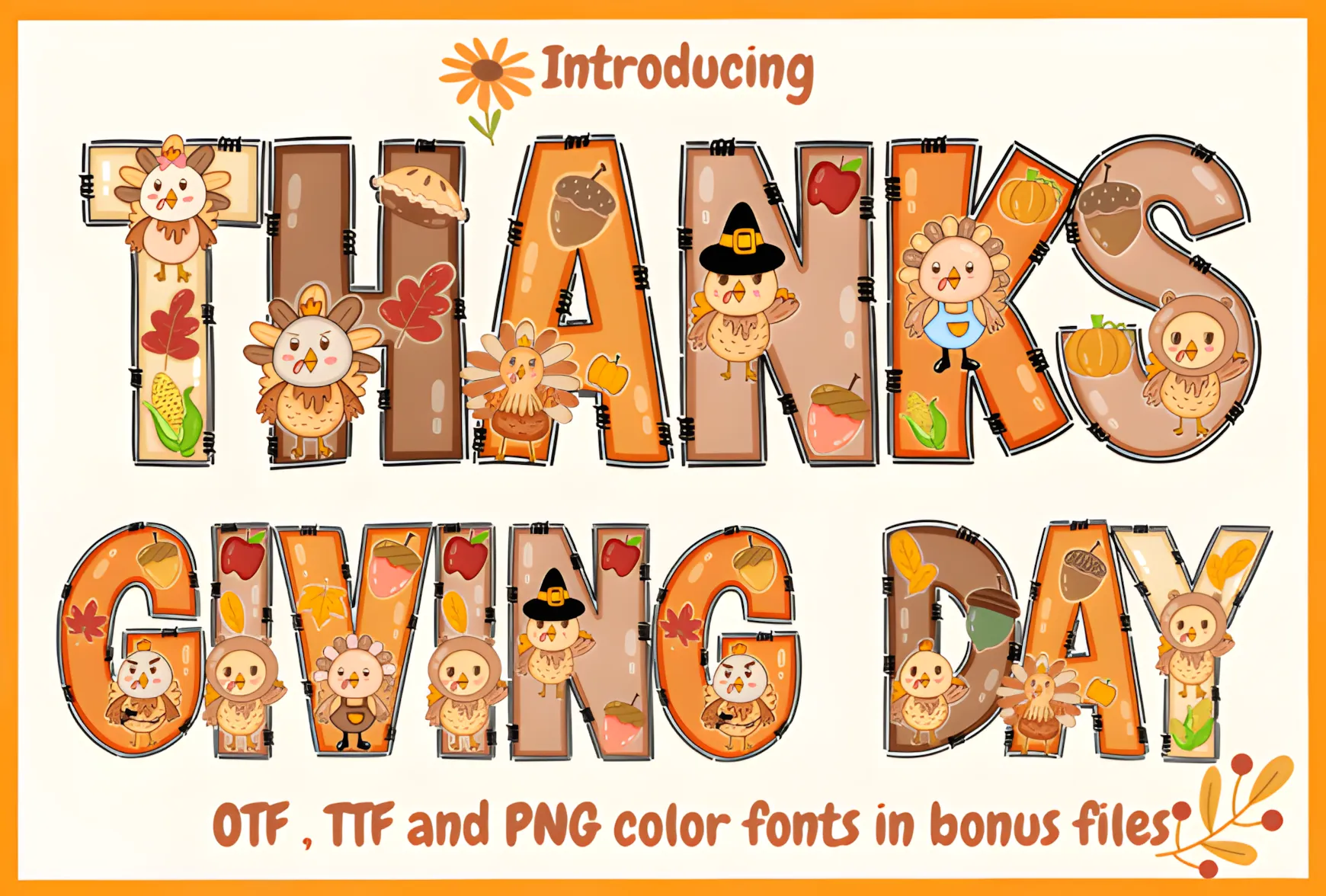 Thanksgiving Day Font