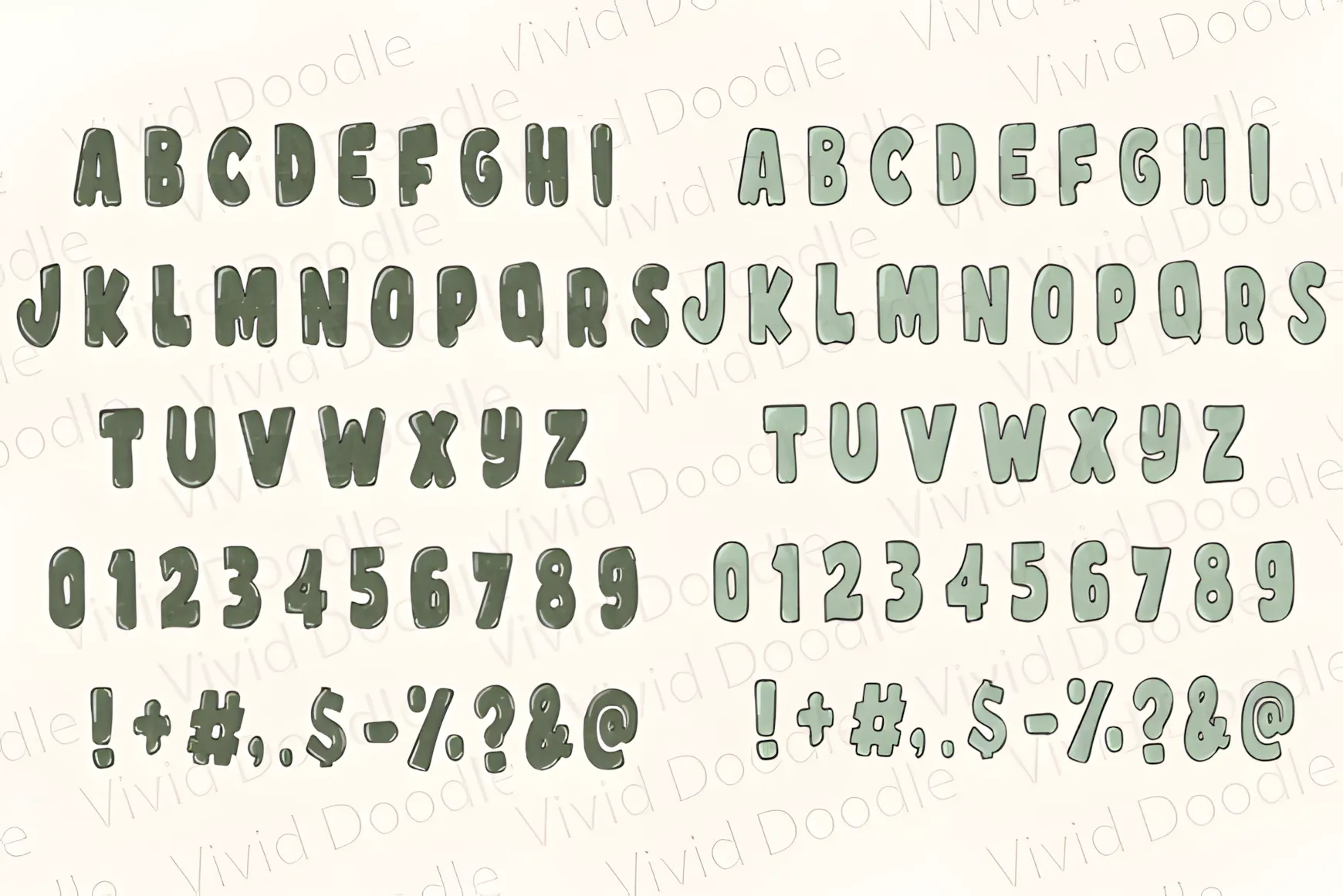 Thanksgiving and Fall Doodle Font: Cozy Color Typeface 7 Thanksgiving and Fall Doodle Font colorful autumn doodle alphabet