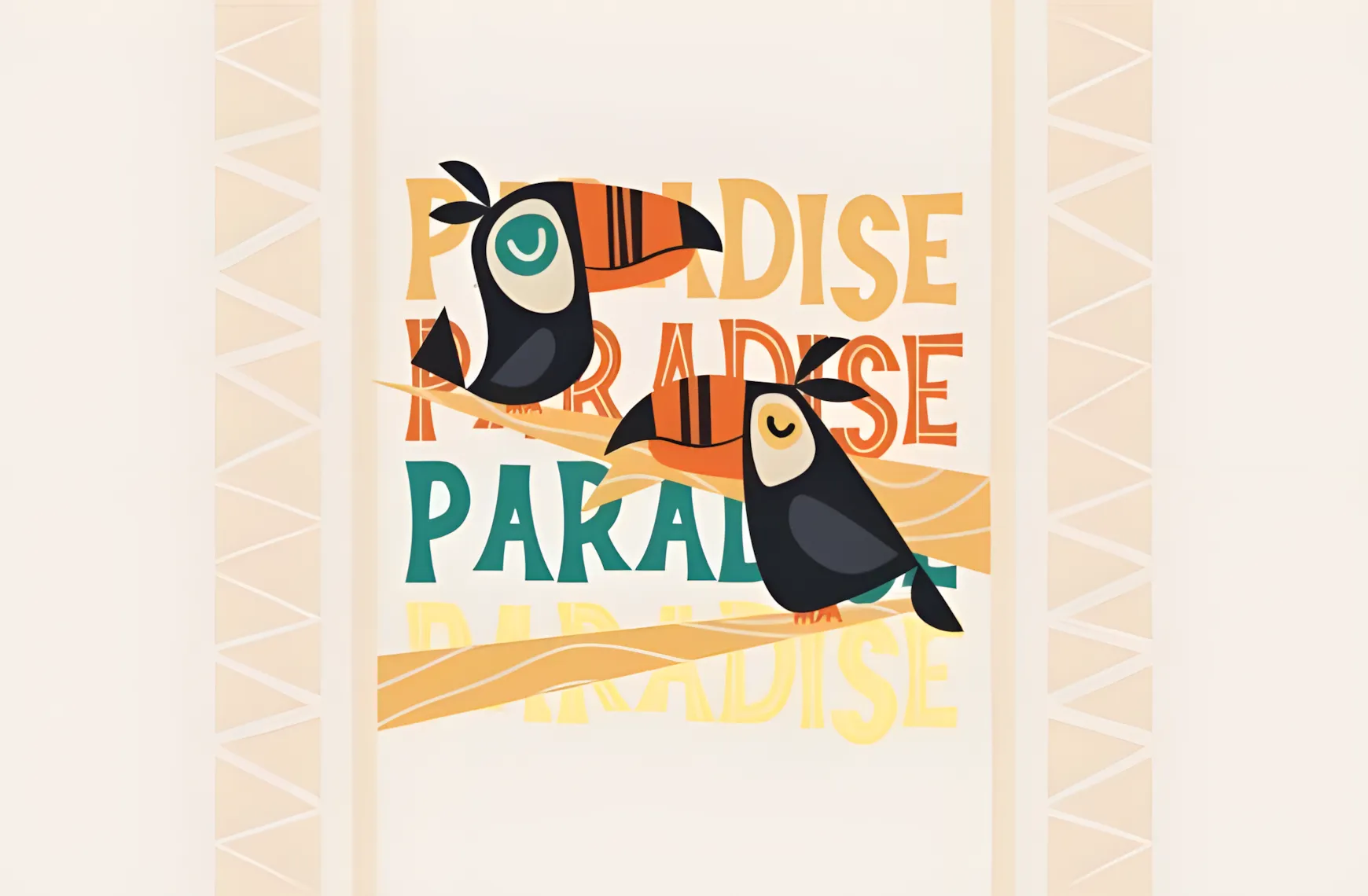 Tiki Tropical Summer Font: Retro Display Typeface 9 Tiki Tropical Summer Font tropical logo lettering