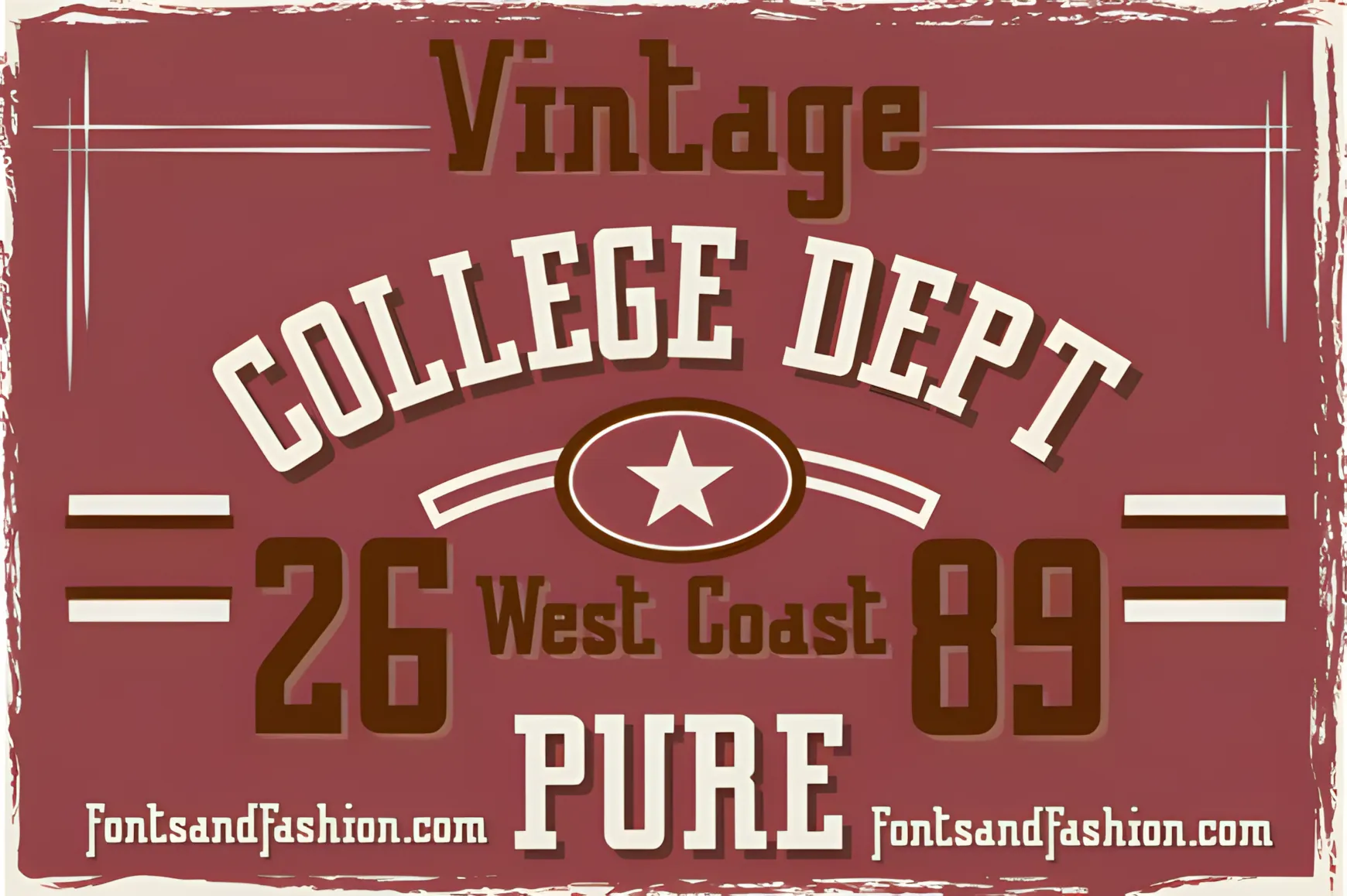 Vintage College Font: Classic Slab Serif With Warm Character 11 Vintage College Font varsity slab serif for sports team designs