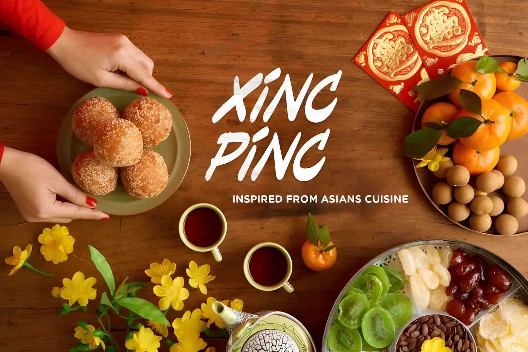 Xincpinc Font decorative brush typeface