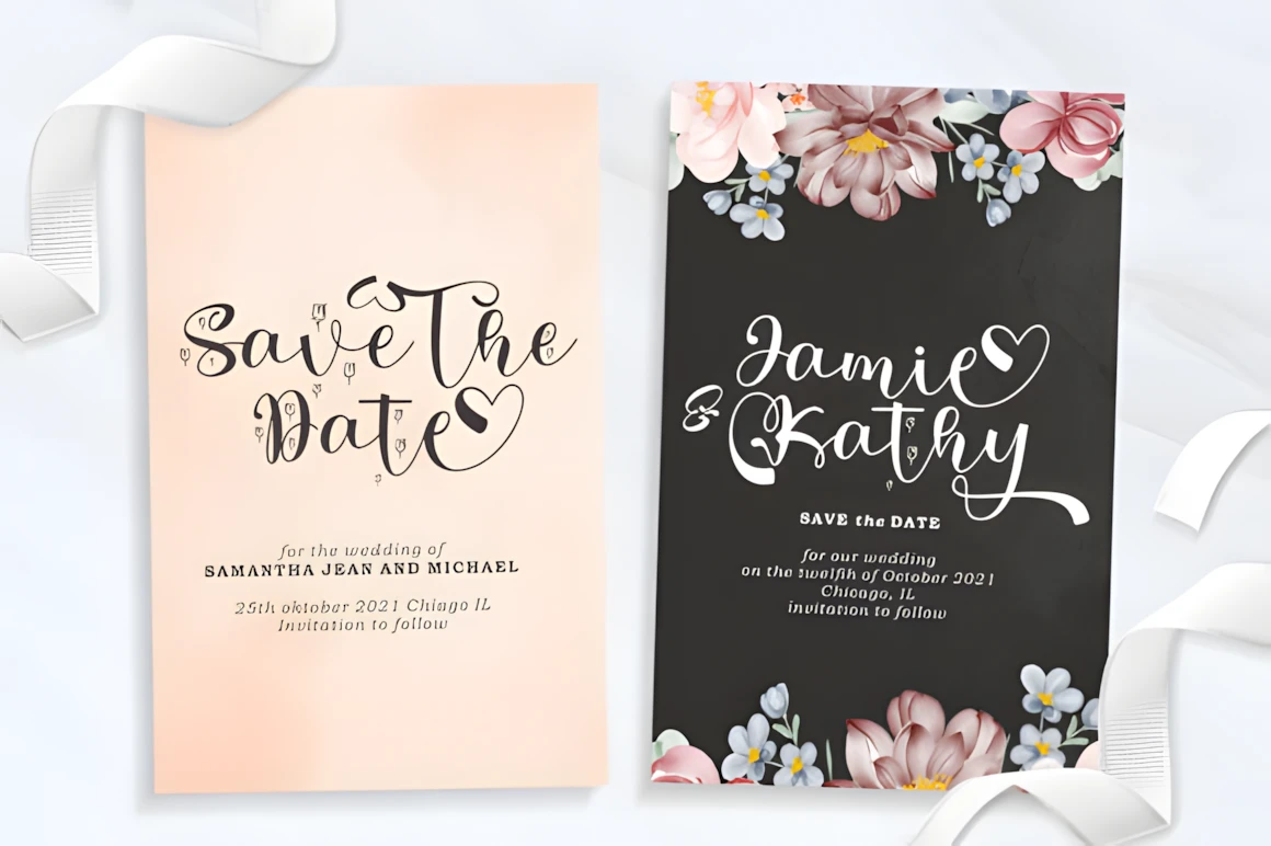 Top 9 Best Romantic Script Fonts for Valentine’s Day Cards 7 Luxurious and swirly script font Adelicia Script for classy Valentine’s notes