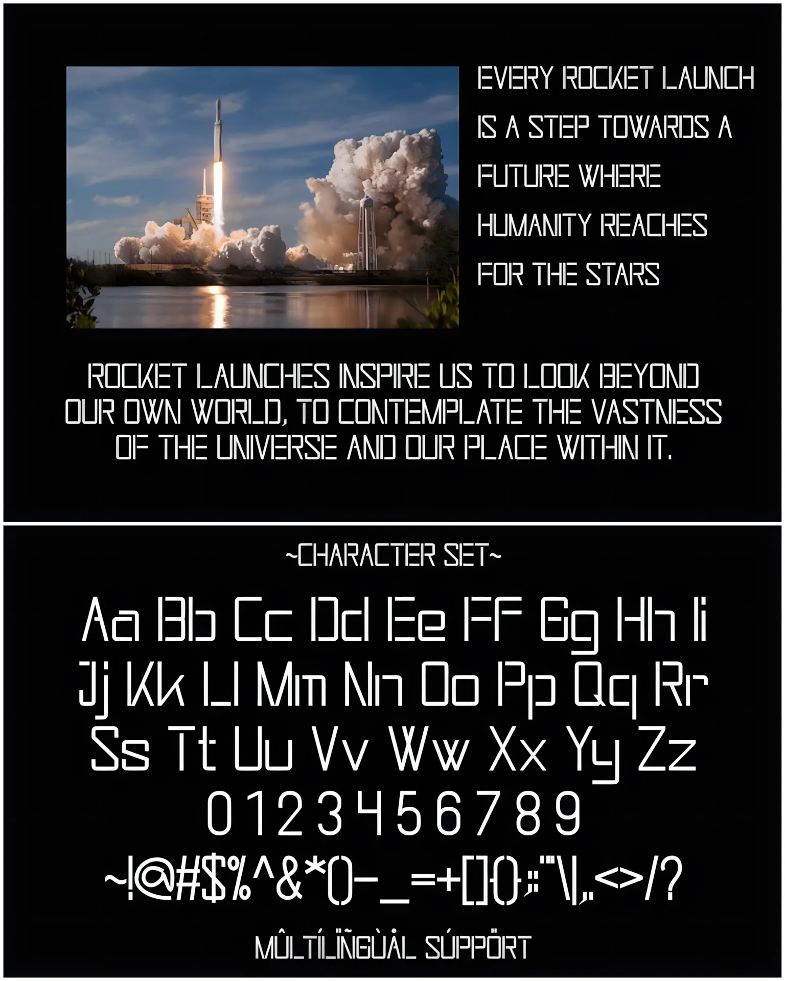 Futuristic Display Font – Modern Sci-Fi Typeface 2 gandr collage 14 upscayl 1x upscayl standard