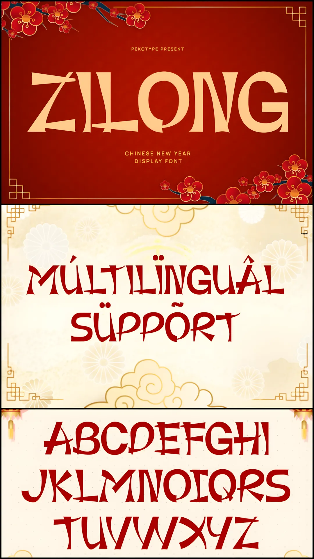 Zilong 2 Font: Bold Decorative Typeface with Eastern Elegance 5 gandr collage 54 upscayl 1x upscayl standard