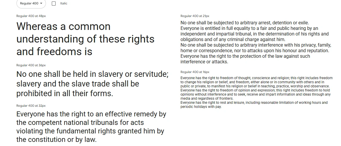 Top 17 Free Google Fonts for Modern Web Design 2 Roboto, a popular Google Font by Christian Robertson