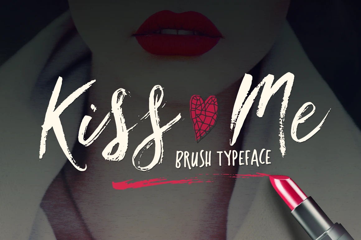 16 Best Valentine’s Day Fonts for Romantic Designs (2026) 29 Kiss Me Quick font – playful and bouncy typeface for fun Valentine’s projects