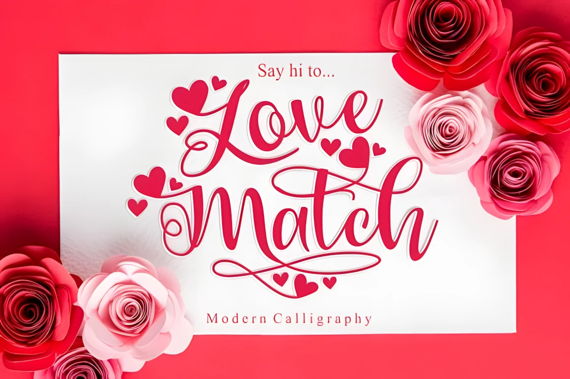 25 Best Free & Paid Valentine’s Day Fonts — Romantic, Cute & Elegant (2026) 12