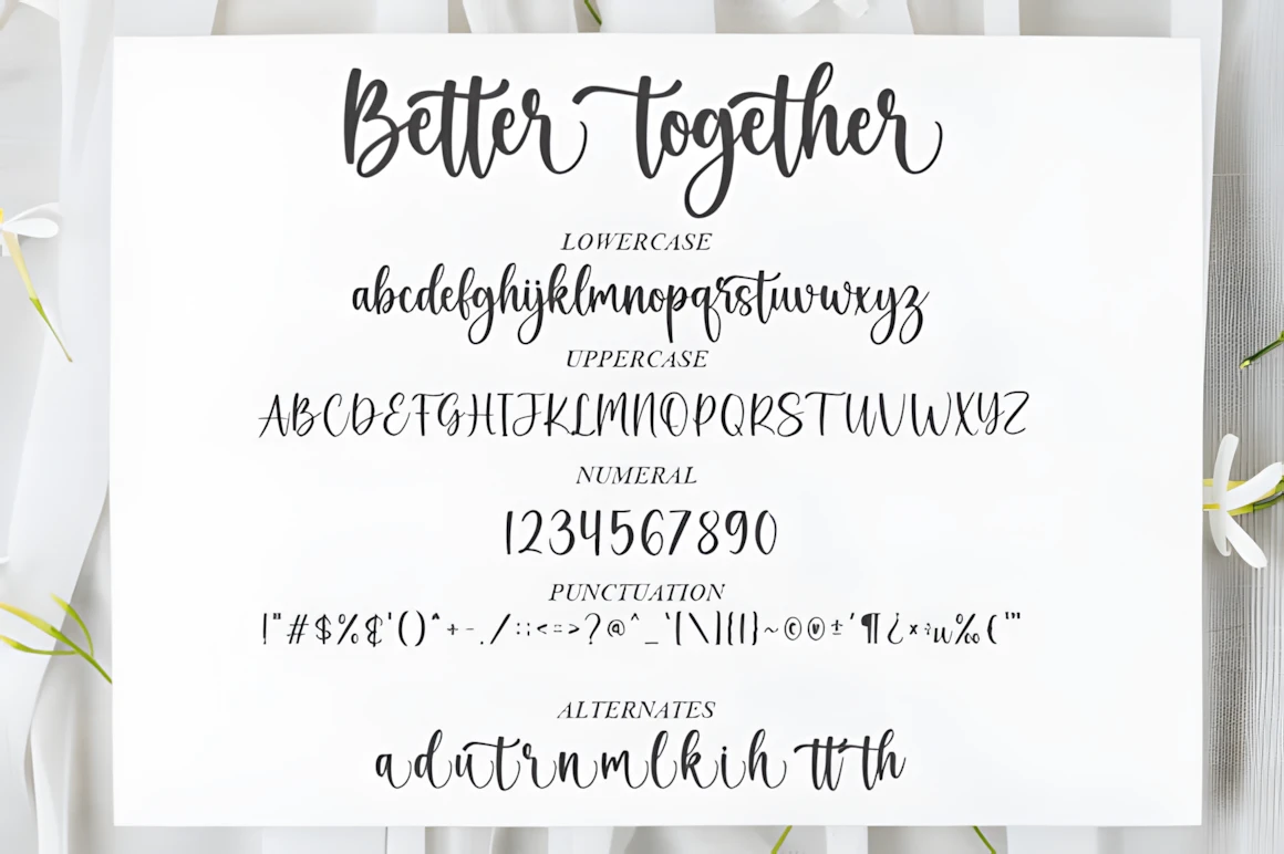 Compilation of Cute Valentine’s Day Fonts for Posters, Quotes, and Stickers 16 Delicate cursive font for love letters and minimalist designs