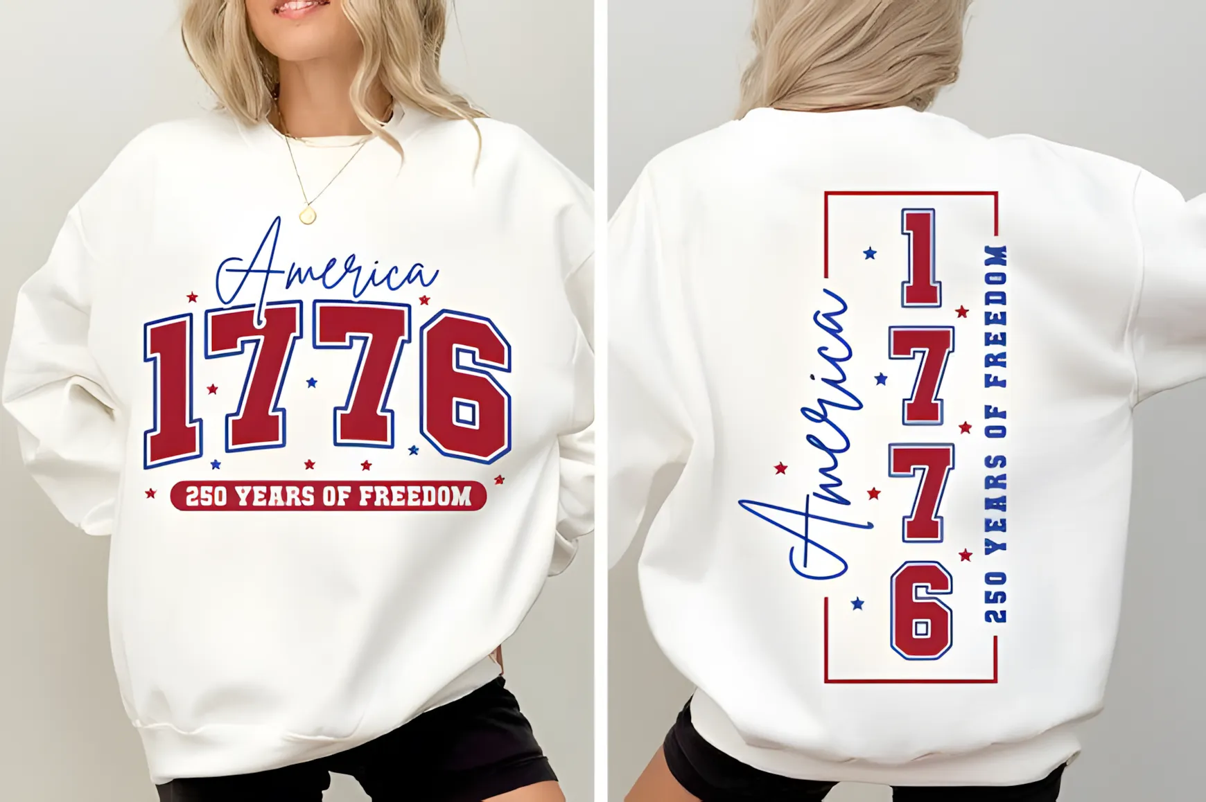 America 1776 SVG 250 years of freedom patriotic design preview