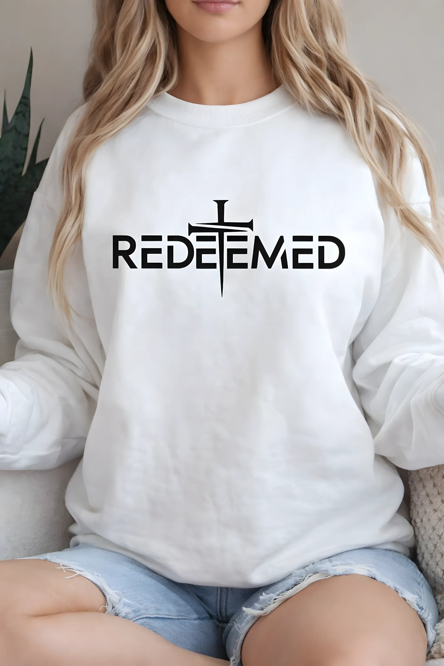 Christian Easter SVG Redeemed Jesus faith design preview