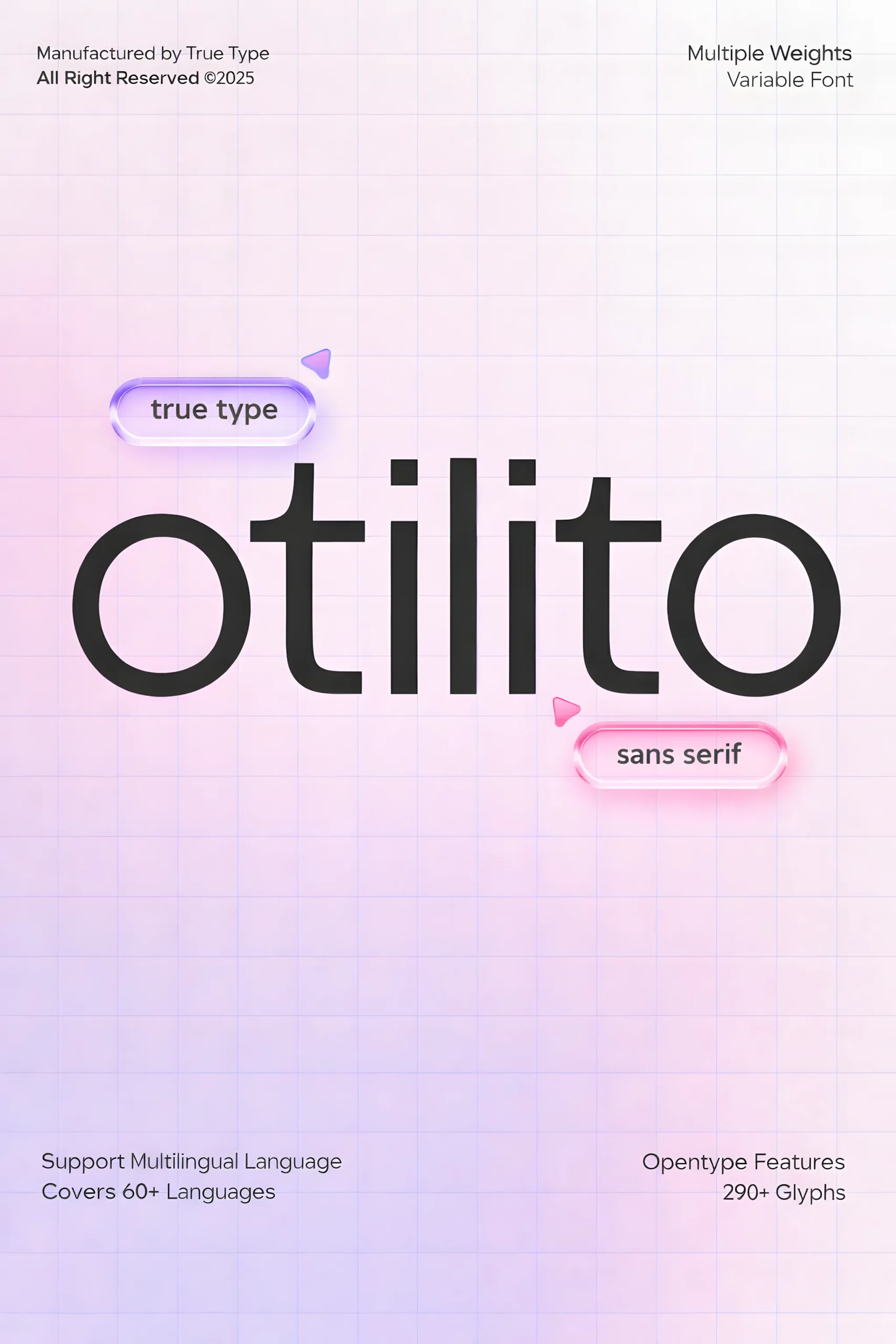 TRT Otilito font modern sans serif typography preview