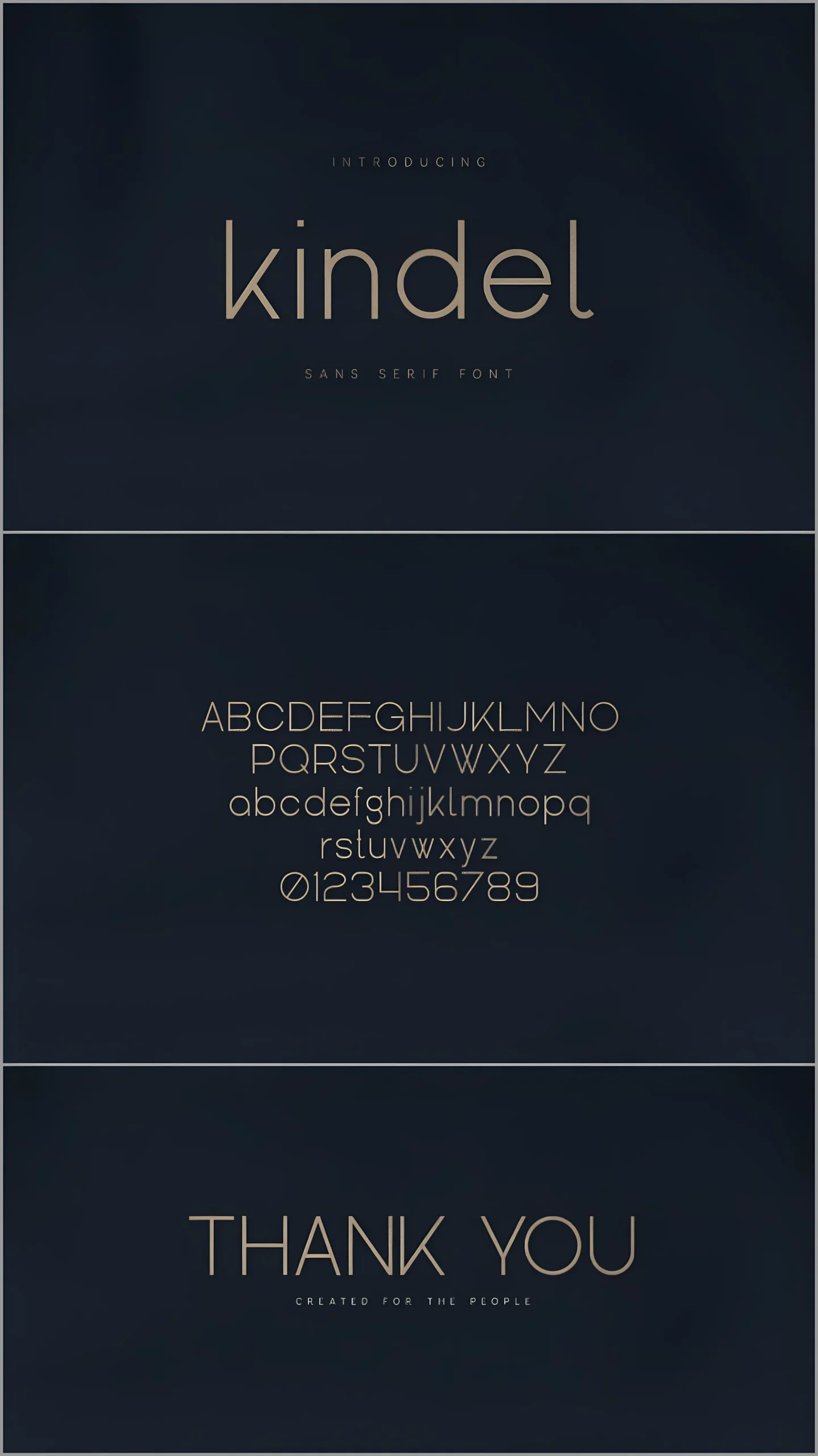 Kindel Font for Elegant Modern Branding Design 4 Kindel font character set and typography details overview