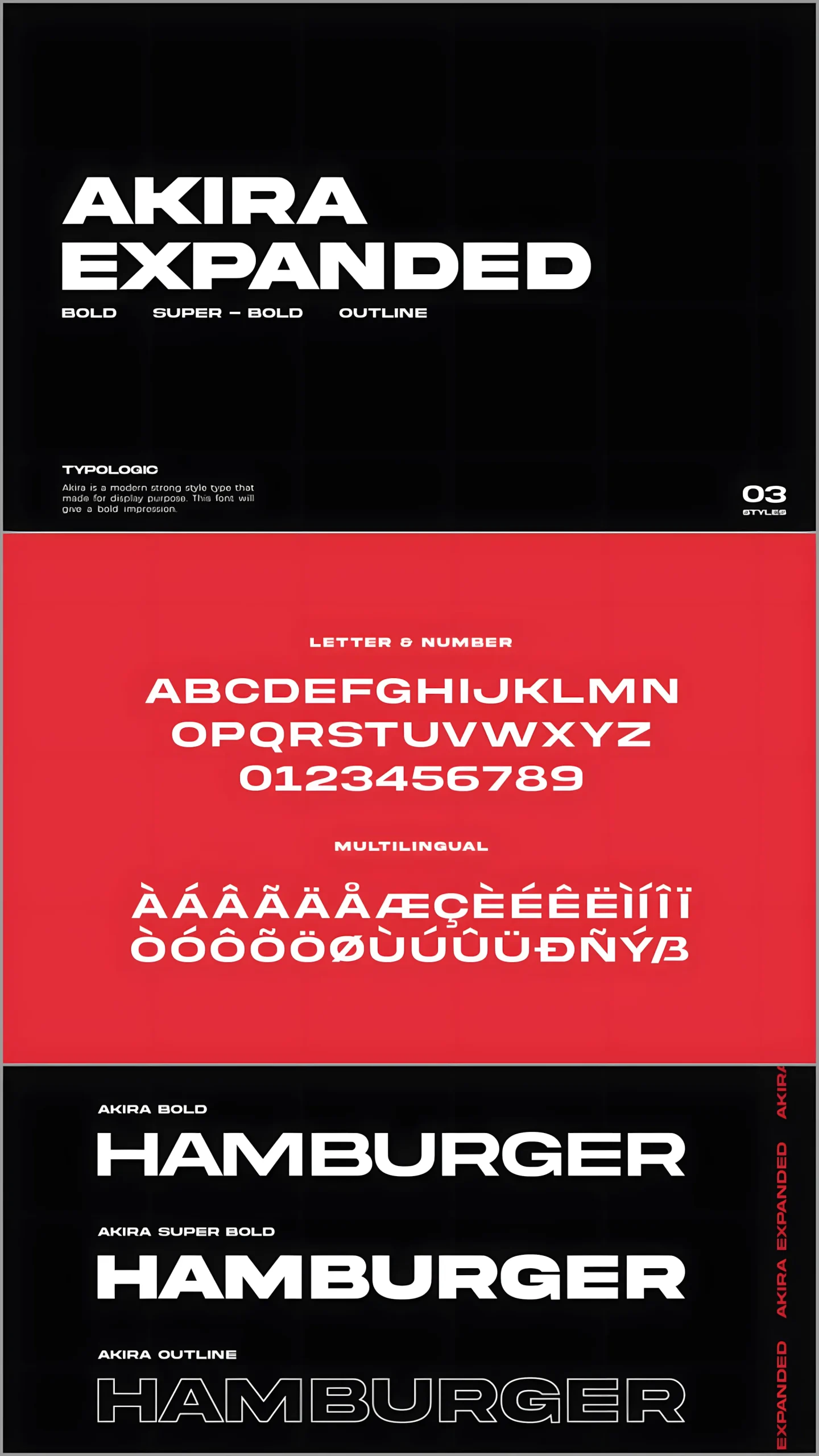 Akira Expanded Font for Bold Modern Branding & Design 3 Akira Expanded bold expanded font for headline and poster design