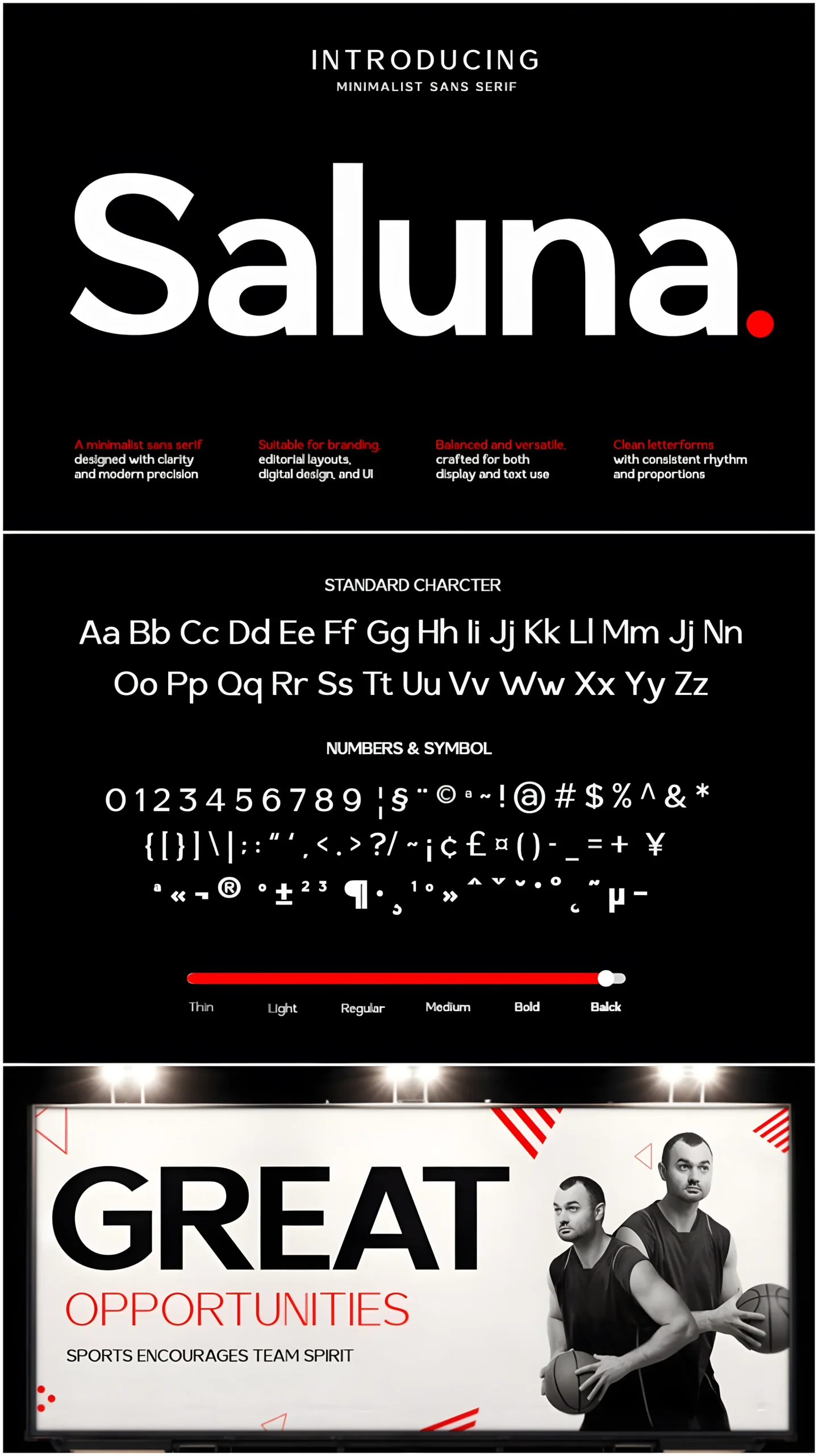 Saluna Font for Clean Professional Design Systems 5 Saluna font typography in editorial and content focused layouts