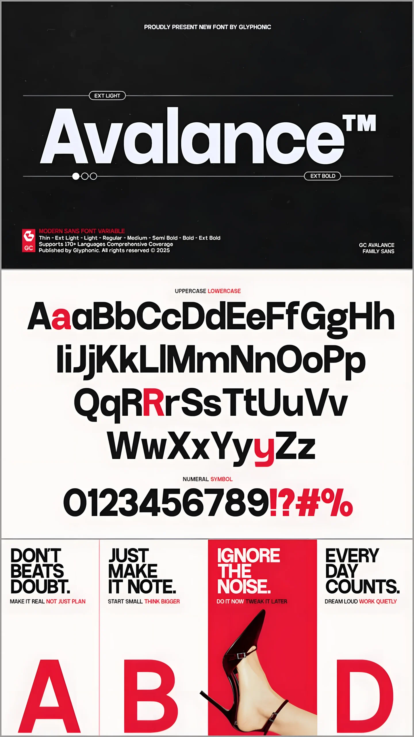 Avalance Font for Modern Branding and Editorial Design 5 Avalance font used for modern branding and visual identity design