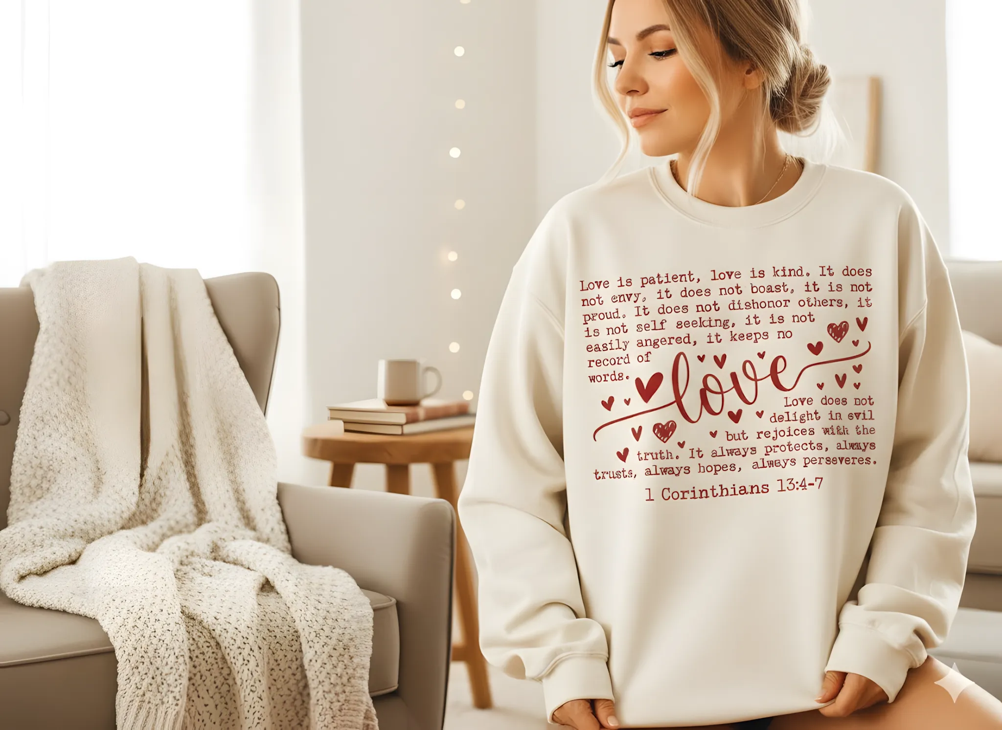 Love Is Patient PNG for Christian Valentine Designs 5 Love Is Patient PNG file for Cricut and print on demand