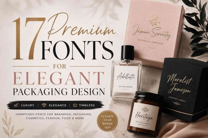 Premium Fonts for Elegant Packaging Design