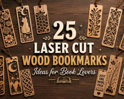 24 Laser Cut Wood Bookmarks Ideas for Book Lovers