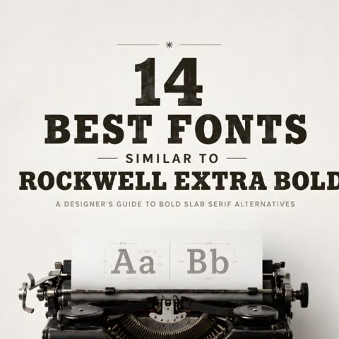 14 Fonts Similar to Rockwell Extra Bold Bold Alternatives