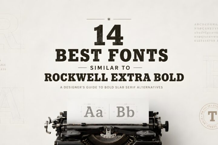 14 Fonts Similar to Rockwell Extra Bold Bold Alternatives