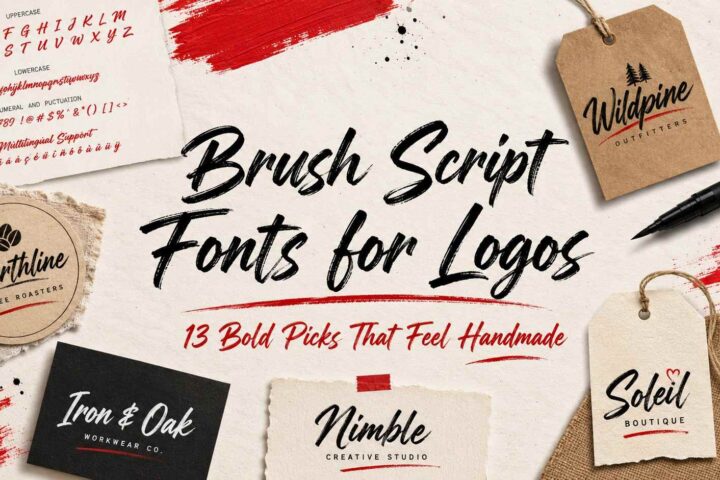 Brush Script Fonts for Logos 13 Bold Picks That Feel Handmade