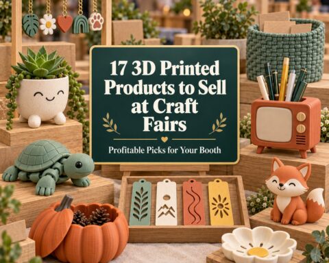 17 3D Printed Products to Sell at Craft Fairs for Profit
